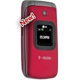T-Mobile Prepaid LG GS170 No-Contract Mobile Phone Red
