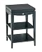 Adesso Library Three-Tier Acct Table, Walnut