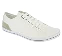 BOXFRESH FUNGO CANVAS LACED UP TRAINERS WHITE/GREY