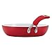 SilverStone Ceramic Deep Nonstick Frying Pan / Fry Pan / Skillet - 12 Inch, Red