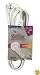 SlimLine 2232 Flat Plug Extension Cord, 3-Wire, White, 13-Foot