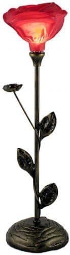 Standard Specialty 1329 Pretty Single Red Rose Table Lamp by Standard Specialty