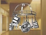 Review Rubbermaid  / Leyse Stainless Steel Wall Mount Semi Circle Pot Rack