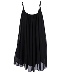 Spaghetti Strap Scoop Neck Polyester Tunic 