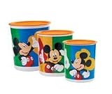 Walt Disney Mickey Mouse Canister Set By Tupperware in Bright Colors