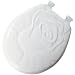 Mayfair 28EC Sculptured Molded Wood Toilet Seat with Lift Off Hinge, Round, White Wood