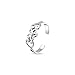 Bling Jewelry Flower Midi Ring Heart Toe Rings 925 Silver Adjustable