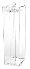 Necklace Holder - 12 Arm - Clear Acrylic (Clear) (4"D x 4"W x 14"H)