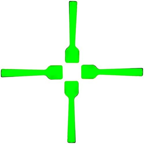 Mini Plastic Ice Cream Gelato Spoons 100 Ct. (Green)