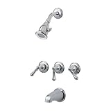 Pfister 01-81BC Three Tub Kit Multi Handle Shower, Polished