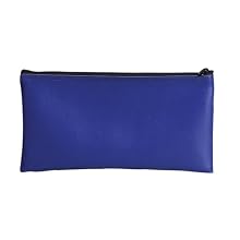 PM Company SecurIT Bank Deposit/Utility Zip per Bag, 11 x 6 Inches, Blue (04620)