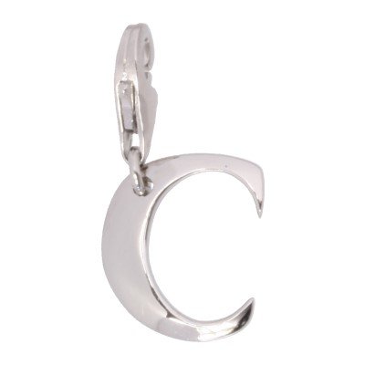 SilberDream 925 Sterling Silber Charm Buchstabe C Silber Anhänger für Armband Kette Ohrring FC70C Erfahrungsbericht Silber Charm
