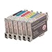  : Epson Compatible (6)-Pack T048120-T048620 (1Bk/1C/1M/1Y/1LC/1LM) Patent Free Ink Cartridges for Epson Stylus Photo R200, R220, R300, R300m, R320, Rx500, Rx600, Rx620