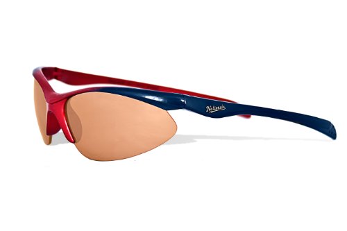 MLB Washington Nationals Rookie Sunglasses with Bag, Red and Navy, Child at Amazon.com
