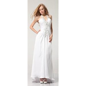Buy 3067 FLORAL RHINESTONE BEADS T-BACK STRAP LONG BALL GOWN by Cinderella