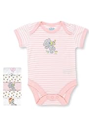 5 Pack Pure Cotton Tatty Teddy & Floral Print Bodysuits