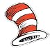 DR SEUSS THE CATS HAT CUT-OUTS