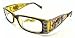 ED HARDY EHO712 Eyeglasses Vintage Tattoo EHO-712 Sky Amber Optical Frames