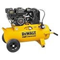 DEWALT D55276 Heavy-Duty 5.5 Horsepower 17 Gallon Wheeled Oiled Gas Single Hot Dog Compressor