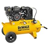 DEWALT D55276 Heavy-Duty 5.5 Horsepower 17 Gallon Wheeled Oiled Gas Single Hot Dog Compressor