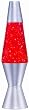 Lava Lite 10" Glitter Lamp - Red Liquid/Silver Glitter