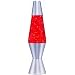 Lava Lite 10" Glitter Lamp - Red Liquid/Silver Glitter
