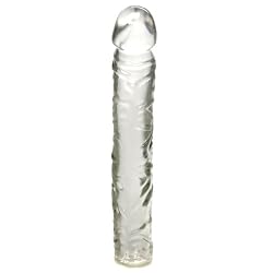 Doc Johnson Crystal Jellies 10 Inch Clear Dildo