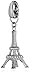 Fossil Eiffel Tower Charm