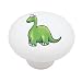Green Dinosaur Decorative High Gloss Ceramic Drawer Knob
