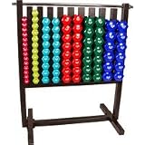 Body Sport Neoprene Colored Dumbbell 86 Pc Kit with Rack Includes 14 1-lb., 12 2-lb., 18... by