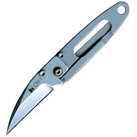 Columbia River Knife and Tool 5520 Delilah's P.E.C.K in the Dark 1.75-Inch Razor Blade Knife, Gray