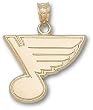 St Louis Blues Note Logo 5/8" Charm/Pendant
