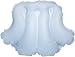 Spa Sister Luxury Inflatable Terrry Bath Pillow Light Blue Image