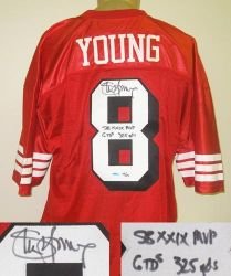 Steve Young Signed San Francisco 49ers Limited Edition Jersey