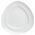 Hotel Collection Classic White Triangular Buffet Plate, Set of 4