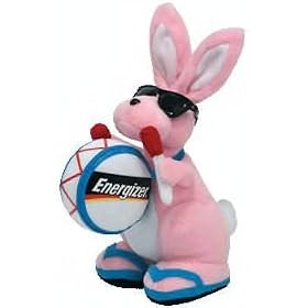 Energizer Bunny Plush Bean Bag Figure by Ty
