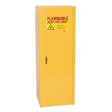 Eagle 1903 Safety Cabinet for Flammable Liquids, 1 Door Self Close, 4 gallon, 22-1/2"Height, 17-1/2"Width, 18"Depth, Steel, Yellow