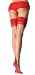 Sheer Contrast Top, Backseam And Cuban Heel Stockings, One Size (8 to 14)