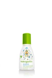 BabyGanics Dish Dazzler Foaming Travel Dish and Bottle Soap, Fragrance Free, 100ml, 3.38 fl. oz.  (Pack of 3), Packaging May Vary