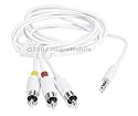 Audio/Video RCA AV TV out cable for iPod Video/Zune 30G