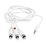 Audio/Video RCA AV TV out cable for iPod Video/Zune 30G