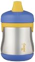 Thermos Foogo Leak-Proof SS 7 Ounce Sippy Cup, Blue, 9 Months