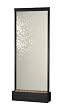 Waterfall Grande Center Mount Fountain Black with Clear Glass By Bluworld