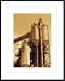 Facta 3 by William Grace-Burchett 23.63X31.50 Framed with Black Metal Frame