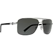 VonZipper Metal Stache Men's Fashion Sunglasses - Black Satin/Grey