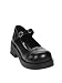 Black Mary Jane Wing Tip Gothic Shoe - 9