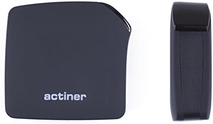 Black 6000mAh Portable External Battery Charger by Actiner for iPhone, iPad, Android, Tablets