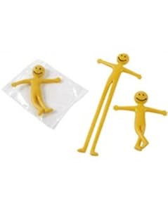 20 x Stretchy Smiley Men Party Bags Fillers