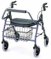 Nova Mighty Mack Blue 600lb Capacity, 20 in. Wide Seat