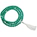 Mala, Green Faux Turquoise Bone; (Meditation Rosary); 5-6 mm bead